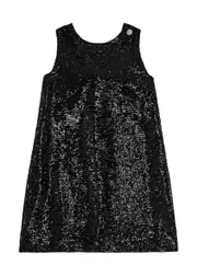 Balmain Kids Bow-embellished Sequin Dress (12-14 Years) - Black - 12YR (12 Years) 12YR (12 years)