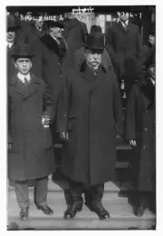 Basil Manly,President William Howard Taft,coats,crowds,men,portrait photographs