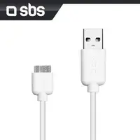 在飛比找金石堂優惠-sbs 超高速USB 3.0 cable轉micro USB