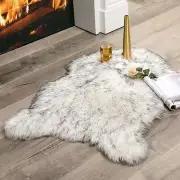 Fluffy Rug Soft Shaggy Faux Fur Area Rug Luxury Plush Sheepskin Carpet for Be...