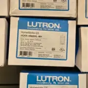 Lutron HomeWorks Hybrid seeTouch Keypads Arch HQRA-HN6BRL-WH - New $610/Each