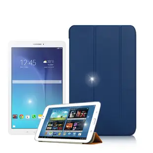 VXTRA SAMSUNG Galaxy Tab E 9.6 經典皮紋平板皮套