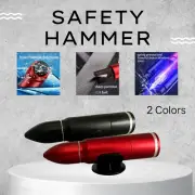Emergency Safety Hammer, 2025 Car Window Emergency Breaker with Seatbelt Cutter