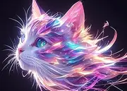 RYMILIE Luminous Cat Diamond Art Painting Kits for Adults, Full Drill Diamond Dots Paintings for Beginners, Round 5D Paint with Diamonds Pictures Gem Art Painting Kits DIY Crafts Kits 【11.8x15.7inch】