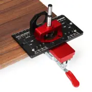 35mm Concealed Hinge Boring Jig Kit Woodworking Hole Drilling Guide Locator AU