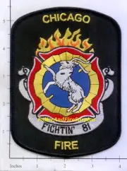 Illinois - Chicago Engine 81 IL Fire Dept Patch Fightin 81