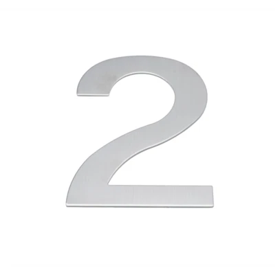Sandleford 200mm 2 Lorenzo Stainless Steel Numeral