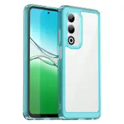For Oppo A5 5G A5 4G Case TPU Acrylic Protective Clear Phone Cover Transparent Transparent Blue