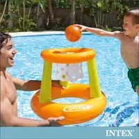 在飛比找松果購物優惠-【INTEX】幼童投籃充氣玩具/水上籃球架 15150050