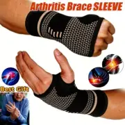 Wristband Compression Wrist Guard Arthritis Brace Supportive Palm Hand Glove AU
