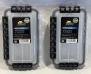 LOT OF 2 NEW PLANO 3440-10 GUIDE SERIES WATERPROOF STOWAWAY TACKLE BOX/CASE