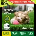 OTANIC Artificial Grass 10-20 SQM/Roll Synthetic Turf Olive Lawn Fake Yarn 18mm