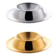 2 Pcs Stainless Steel Eggs Storage Containers Holder for Fridge Cup