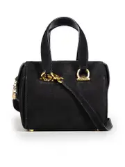 Black Suede Mini Bag
