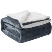 Sherpa Blanket Warm Blankets Winter Super Soft Fuzzy Flannel Fleece/Wool Like Re