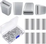 40 Pieces Hard Rubber Feet for Sink Grid Sink Protecter Rubber Grid Kitchen Sink