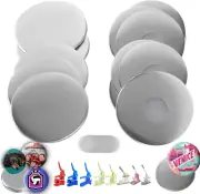 Nice2Have 25 Sets of Fridge Magnet Button Parts 58Mm (2.25 Inch) - Button Maker