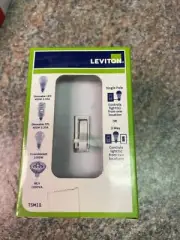 LEVITON Dimmer, 1-Pole/3-Way, 120VAC, White TSM10-1LW