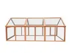 YES4PETS 250 CM Large Chicken Coop Run Guinea Pig Cage Villa Extension Rabbit