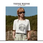 TEENIE WEENIE BEAR 春季新款印花短袖圓領 T 恤短款減齡上衣女