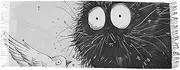[XYMZR] Women’s Scarf Black White Funny Cat Soft Warm Long Scarves Shawl Wrap for Winter Autumn Spring Travel Office Home, Multi-colored