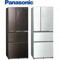 在飛比找樂天市場購物網優惠-Panasonic國際牌 610L四門無邊框玻璃系列電冰箱 