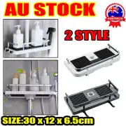 Bathroom Shelf Shower Pole Caddy Rack Storage Organiser Tray Holder Accessories!