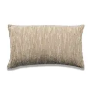 Melange Brown Lumbar With Microgel Feather-Like Insert Pillow