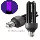 40W E27 220V Blacklight Low Energy 395nm UV Light Bulb Screw Ultraviolet Lamp