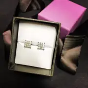 1ct TDw 10ct White Gold Earings Michael Hill Jewler