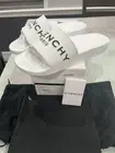 NEW Givenchy Mens Pool Flat White Black Logo Rubber Beach Sandal Slide On 44 11