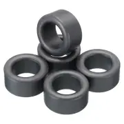 5Pcs Ferrite Toroid Core, Toroid Core 1.2"ODx0.7"IDx0.6"H Ferrite Rings, Black