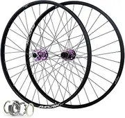Road Bike Wheelset Mountain Bike Wheels 26/27.5/29 Inch, Aluminum Alloy Disc Brake Cycling Rear Sleeve Wheel 142Mm Wheels 32H Rim for 8-12 Speed Cassette 2150G