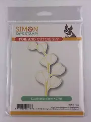 Simon Says Stamp Foil and Cut Die Set EUCALYPTUS STEM New S770 Floral