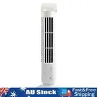 _ Mini Tower Fan 3W Desktop Tower Fan Bladeless with Light 2-speed for Home Offi