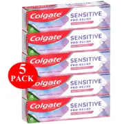 5 x Colgate Sensitive Toothpaste Pro-relief Gum Care 110g