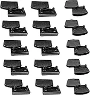XIAONAN 30Pcs 62mm x 9mm Plastic Bed Slat Cover Replacement Holders End Caps+Centre Caps for Holding Securing Wooden Slats Bed Base (2.441'' x 0.354'', 20pcs End Caps + 10pcs Centre Caps)