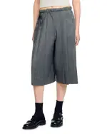 Sandro Pleated Long Shorts