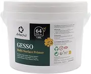 Artecho Gesso 64oz / 1.89L, Primer for Acrylic and Oil Painting, White