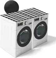 Jarttarn 2PCS Washer and Dryer Top Protector, Dust-Proof Washer Dryer Covers for The Top, Anti-Slip Dryer Top Protector Mat, Diatomite Washing Machine Cover Dryer Mat for Laundry (40x60cm)