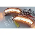 ●○RUN SUN 車燈,車材○● 全新豐田 10 11 12 13 WISH LED 後視鏡 本體 燈條 流水 方向燈