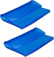 2pcs 2CM Blue Motorcycle Universal Seat Cushion Gel Pad Cool Pad Shock Absorption Mat DIY Cut Cushion A