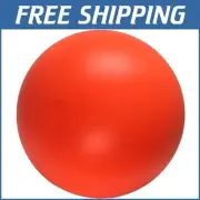 Indestructible 14-Inch Hard Plastic Ball for Large Breed Dogs - Floats in Water