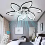 30" Modern Ceiling Fan with Lights Remote Control, Low Profile Ceiling Fan with