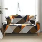 Elastic Printed Slipcover for Couch Cover L-shaped Armchair Cover 1/2/3/4-seater