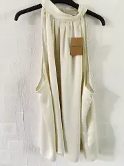 BODEN Ivory satin cutaway Top size 22 NEW. T1025