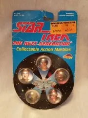 Nice 1993 Star Trek The Next Generation Action Marbles Rare