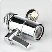 Malida diverter valve for counter top Water Filters Faucet Adapter 1/2 inch female thread with push on 1/4 inch tubing.