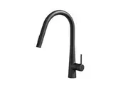 Kitchen Mixer Tap Pull Out Round 2 Mode Sink Basin Faucet Swivel WELS Black
