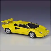 Scale Finished Model Car 1:24 Scale for Lamborghini Countach LP5000s Alloy Diecast Car Model Simulation Miniature Vehicle Collectibles Die-cast Vehicle